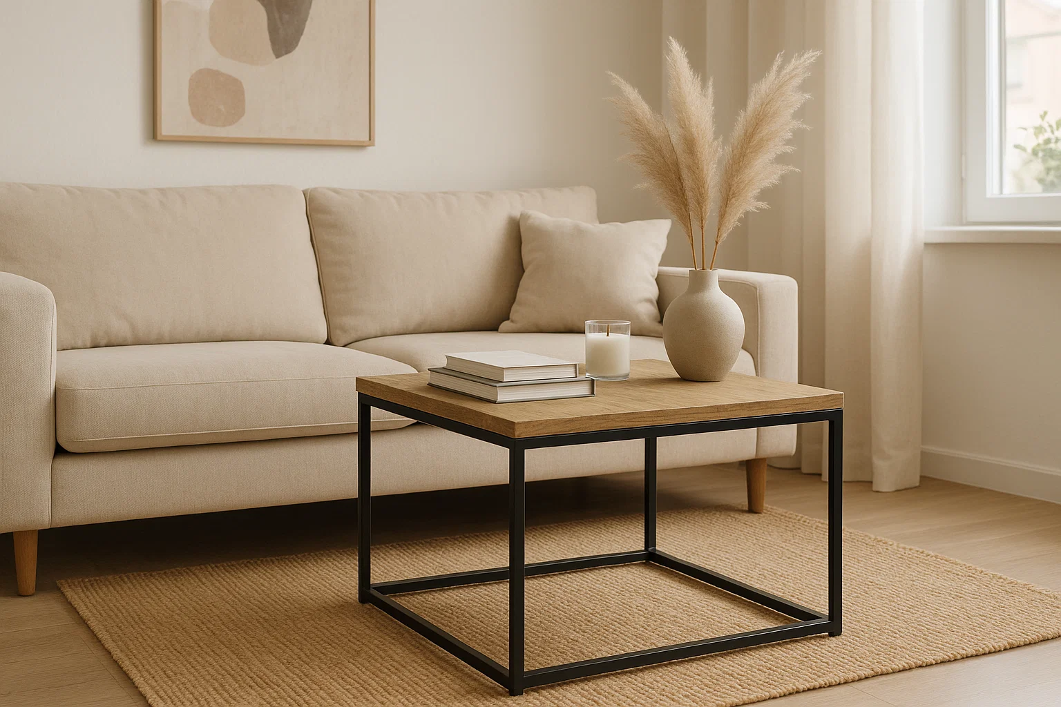 Solid Wood Coffee Table