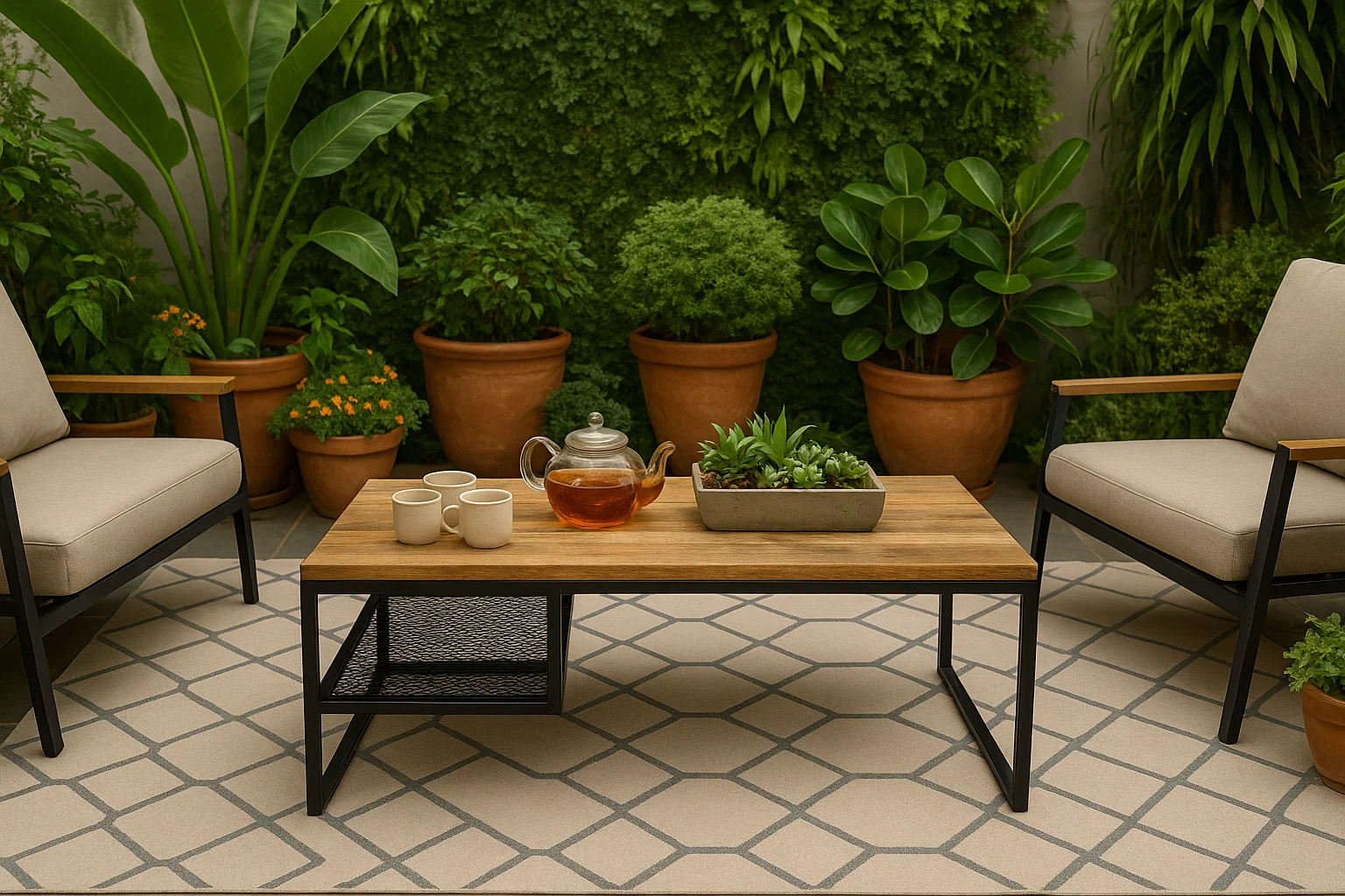 Double Space Coffee Table