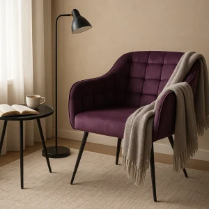 Contemporary Armchair – Velvet