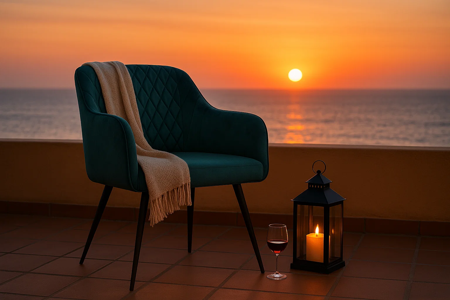 Contemporary Armchair – Velvet - Image 2