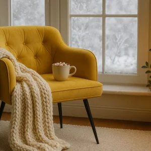 Contemporary Armchair – Velvet