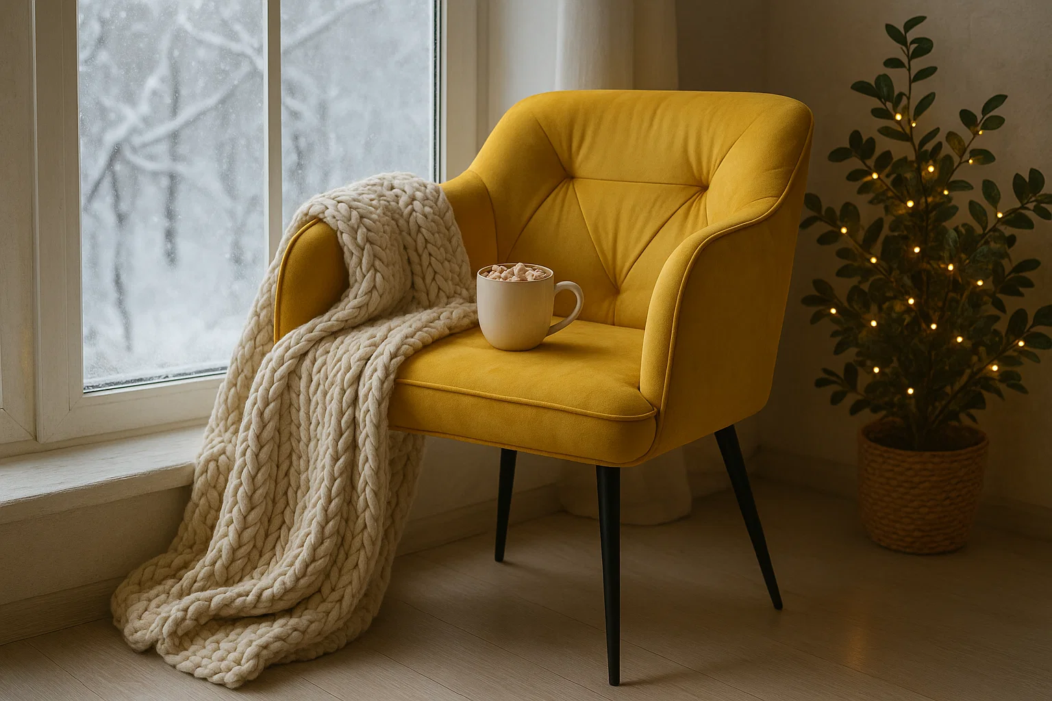 Contemporary Armchair – Velvet - Image 2