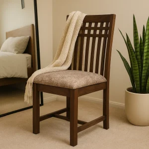 Sheesham Wood Rexine Wooden Chair