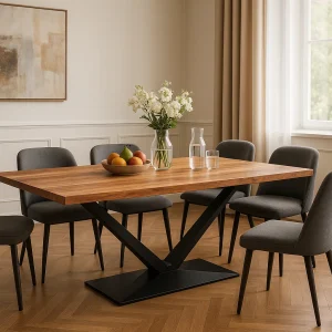V-Shaped Dining Table