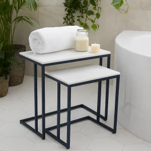 SET OF TWO NEST TABLES